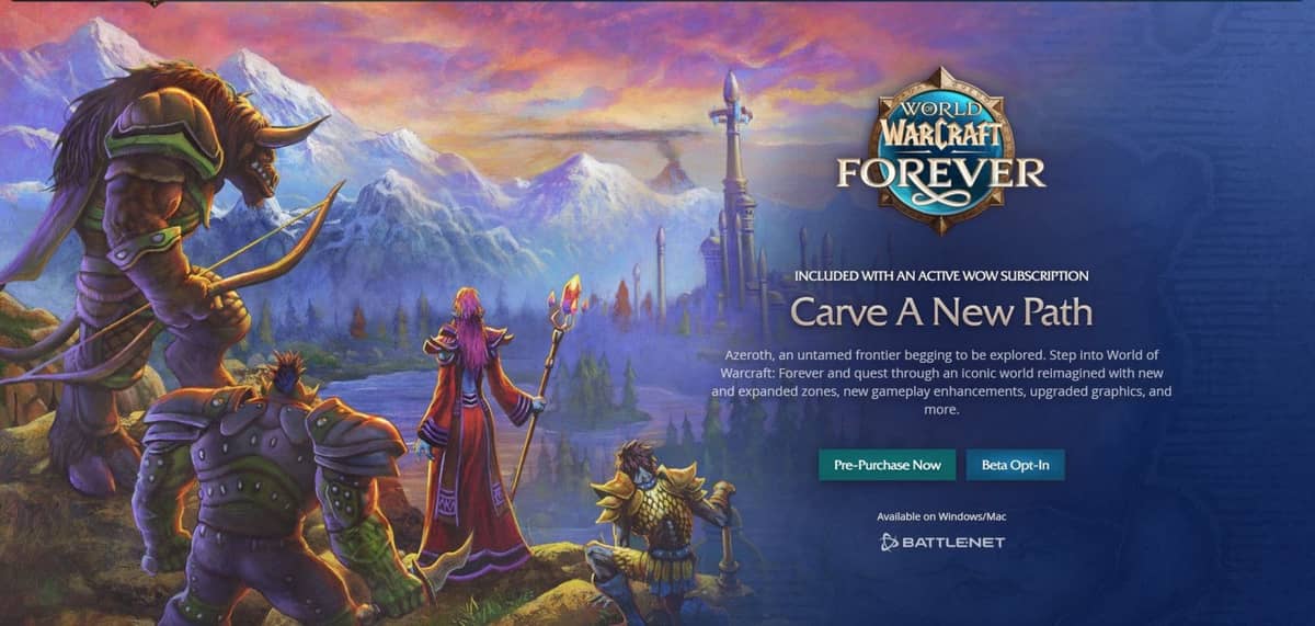 WoW Forever Collector's Edition Is Up for Pre-Purchase - Here's What You Actually Get